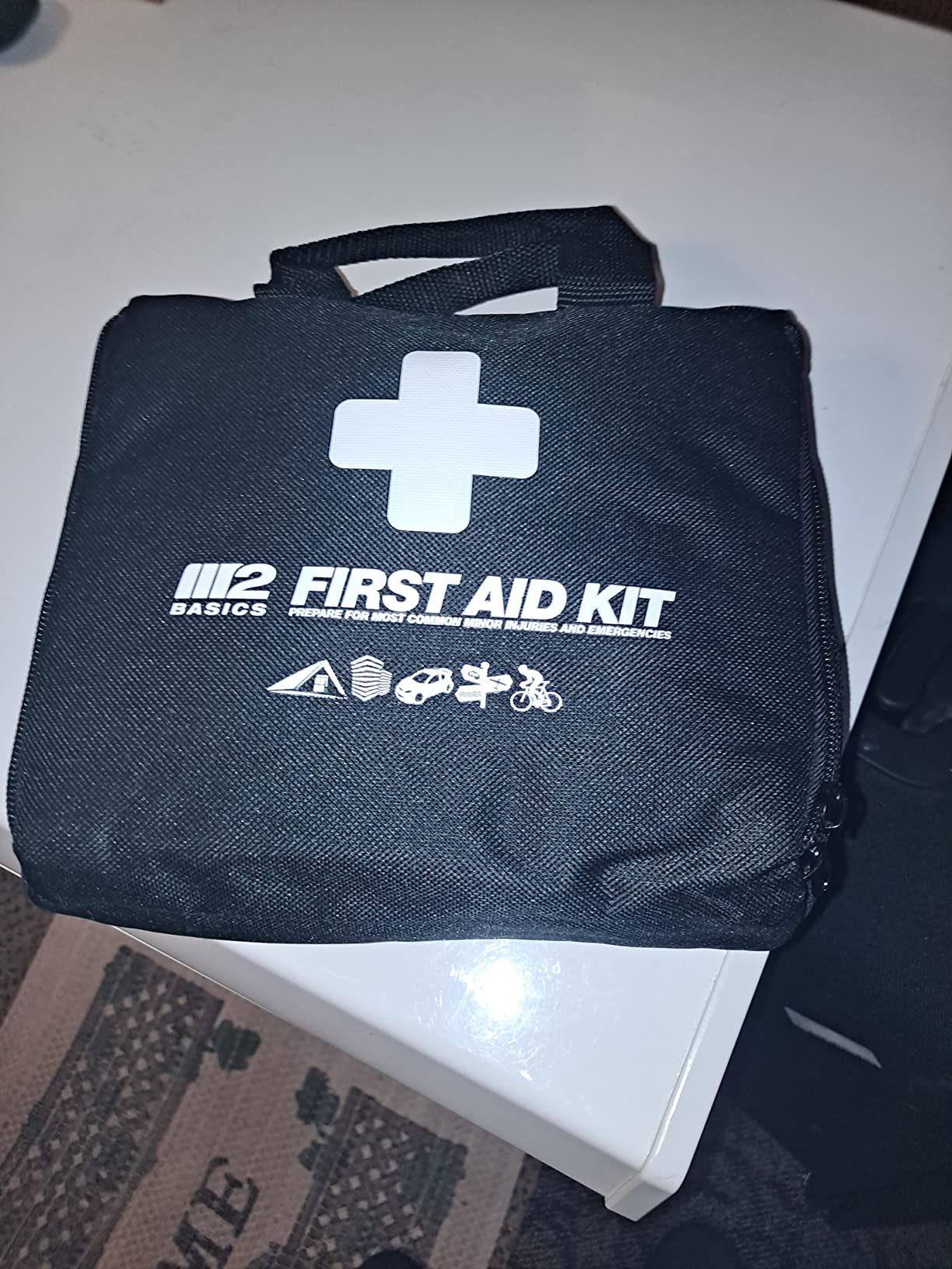 M2 BASICS 300 Piece First Aid Kit w/Durable Bag for Home, Business, Office | Workplace, Car, Garage, Kitchen, Family, Classroom, Jobsite, Warehouse, School, Vehicle And Emergency Preparedness customer photo 1
