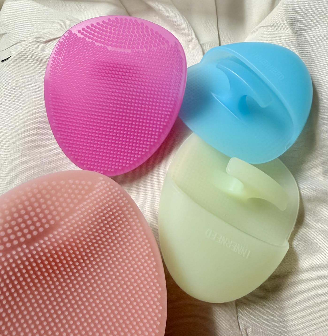 INNERNEED Super Soft Silicone Face Cleanser and Massager Brush Manual Facial Brush customer photo 1