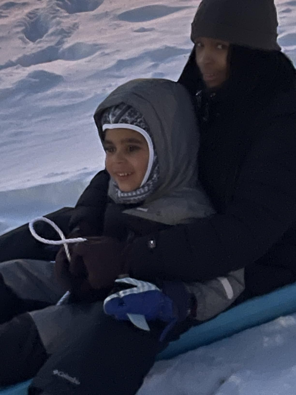 Best Choice Products 48in Kids Plastic Toboggan Snow Sled w/Pull Rope customer photo 2