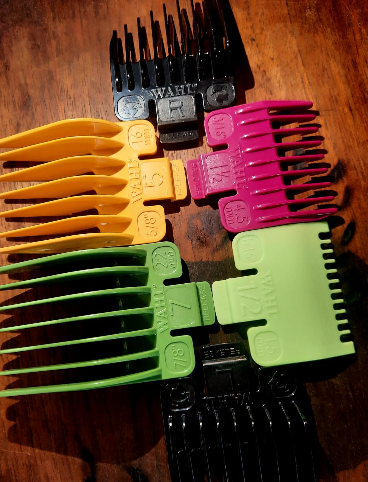 Wahl Color Pro Cordless Rechargeable Hair Clipper & Trimmer, Color Guards | Cordless At-Home Haircuts For Men, Women & Children With Easy Match Color Coded Guide Combs - Model 9649P customer photo 2