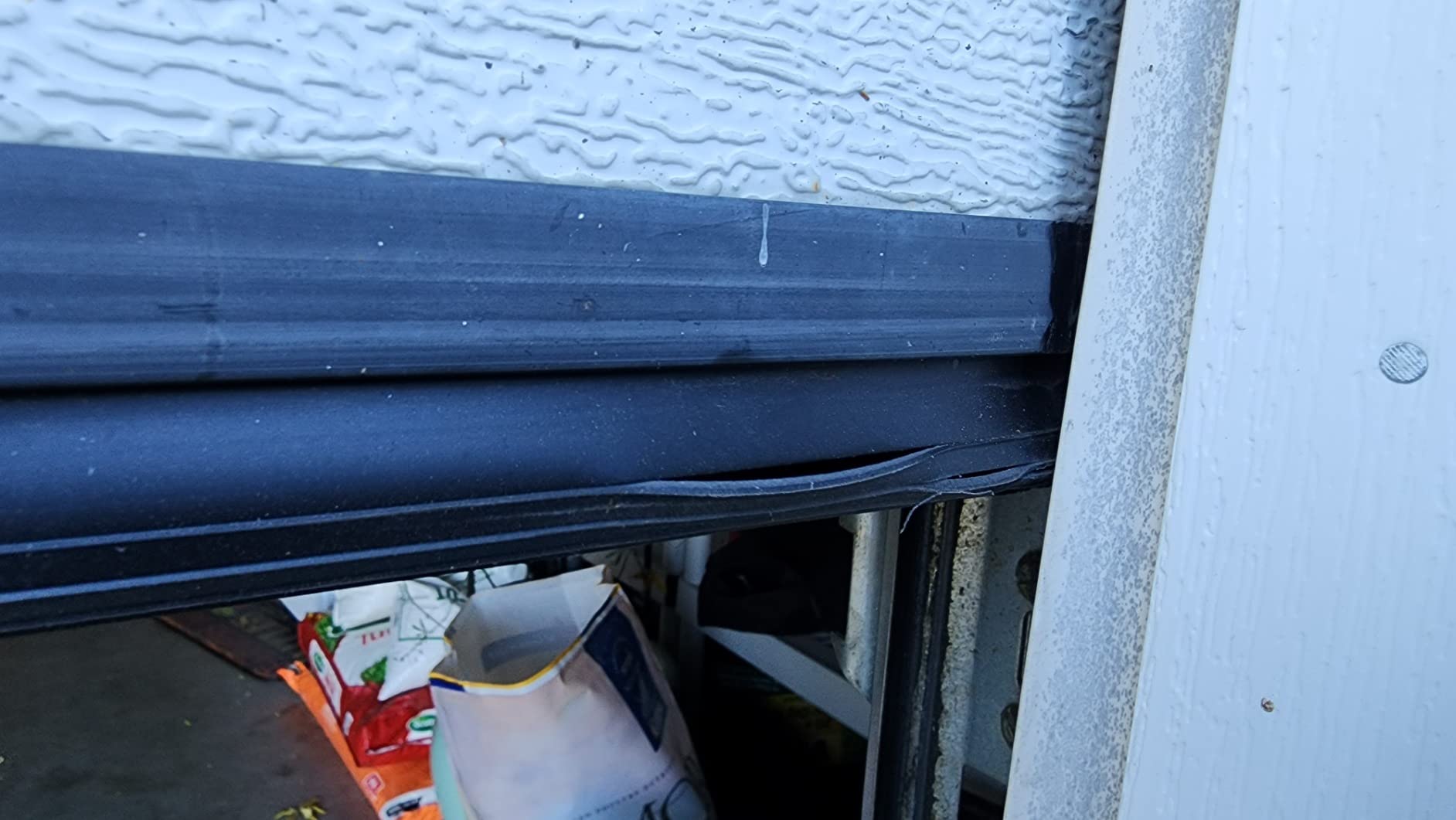 Garage Door Bottom Weather Seal T-Ends 20' Long, Black Strip with T-Ends Size 5/16 to 1/4