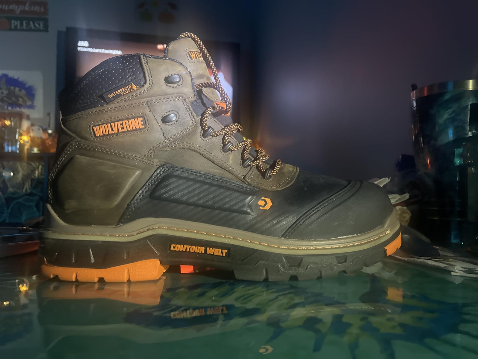 Wolverine Men's Overpass Composite Toe Waterproof Work Boots customer photo 2