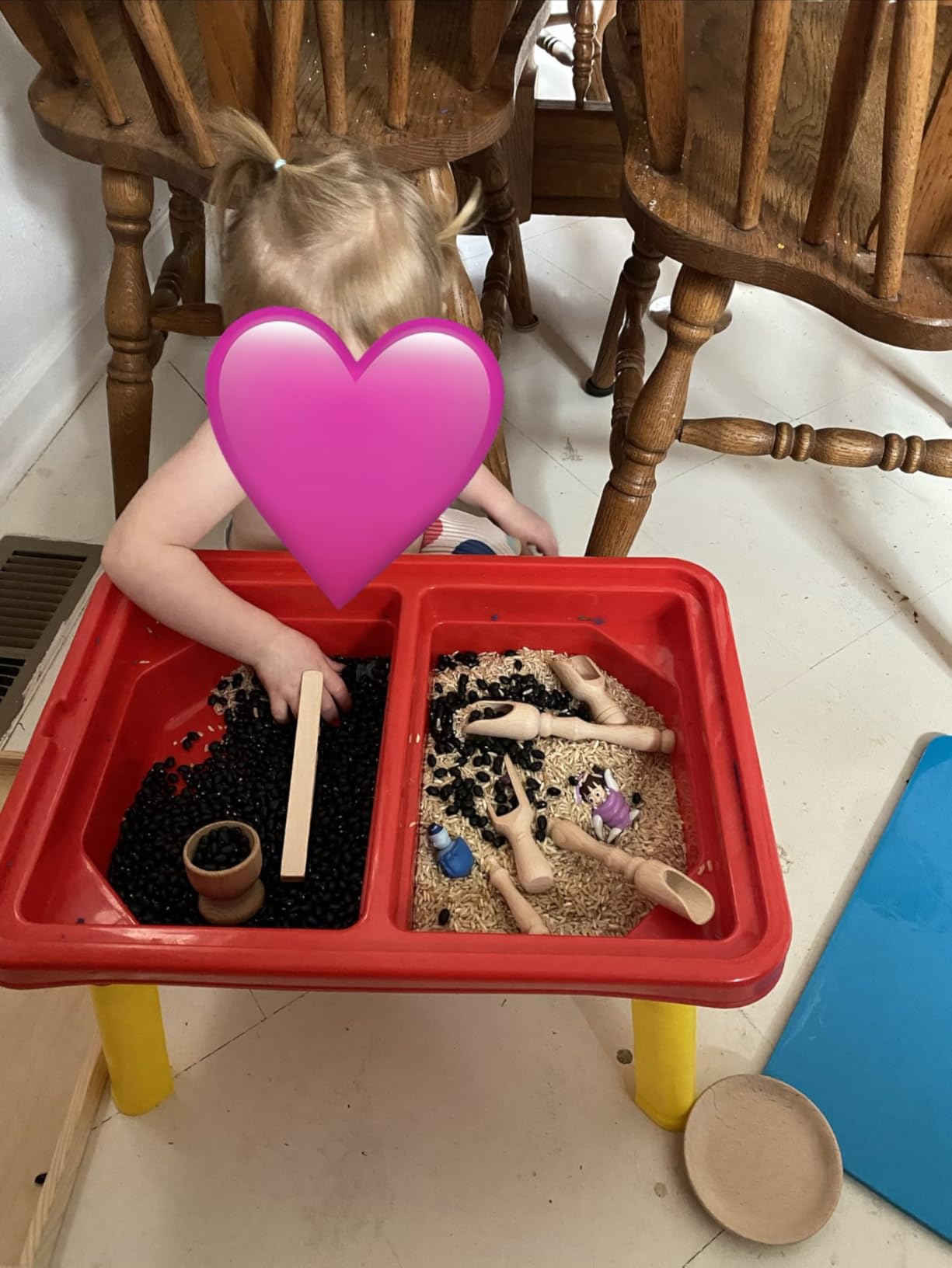 Kidoozie - Sand 'n Splash Activity Table | Scoop, pour and build at stand-up height - dual sensory bins with a cover for backyard mornings or playroom days, Ages 2+ customer photo 1
