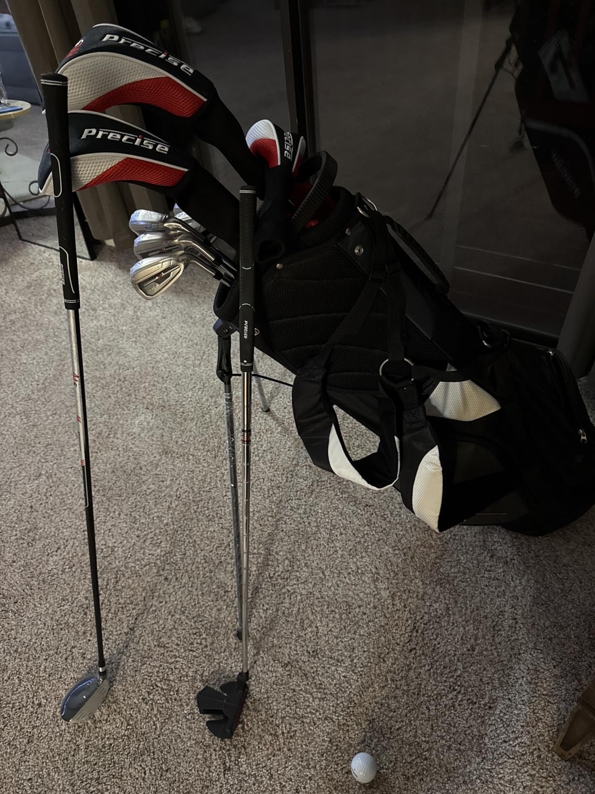 Precise M5 - Men's Complete Golf Club Set | 14-Piece, 460cc Titanium Driver, Fairway Wood & Hybrid, Irons Through Wedge, Putter, Stand Bag, Left/Right customer photo 1