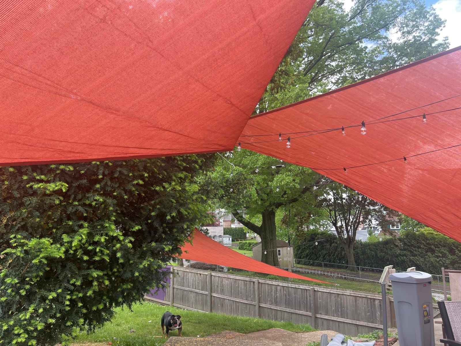 LOVE STORY 12' x 12' x 12' Triangle Sun Shade Sail for Outdoor Patio Sand HDPE customer photo 1