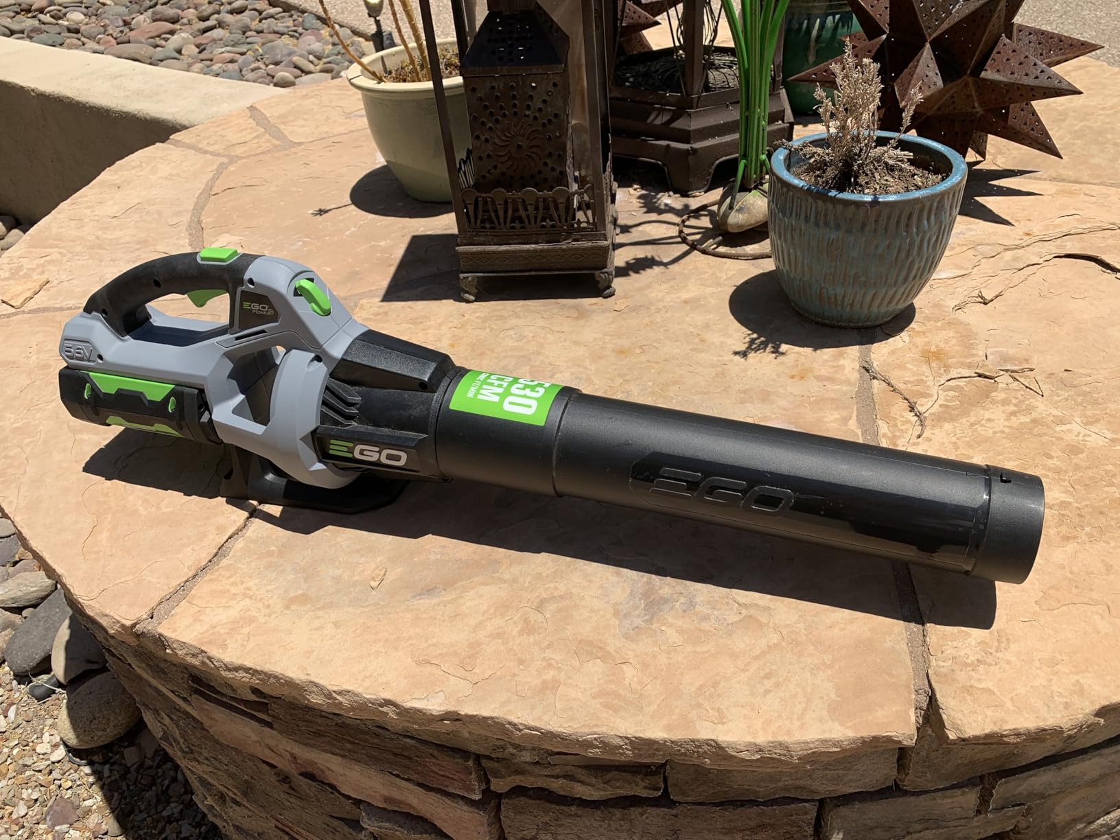 EGO POWER+ Cordless Electric Leaf Blower, 530 CFM, With Battery - LB5302 customer photo 2