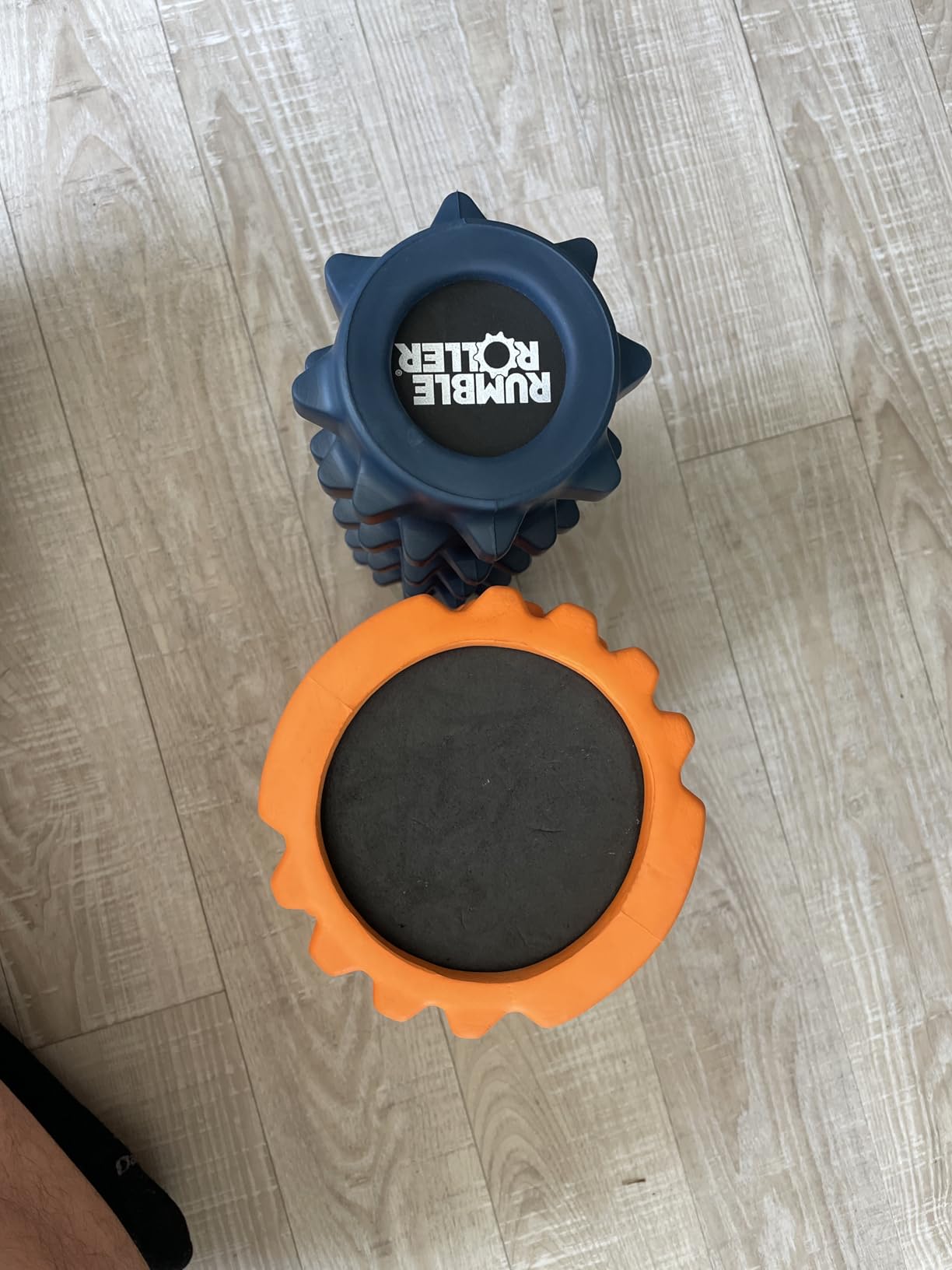 RumbleRoller Original Foam Roller Deep Tissue Massage Roller for Muscle Recovery (Midsize 22-Inch) customer photo 1