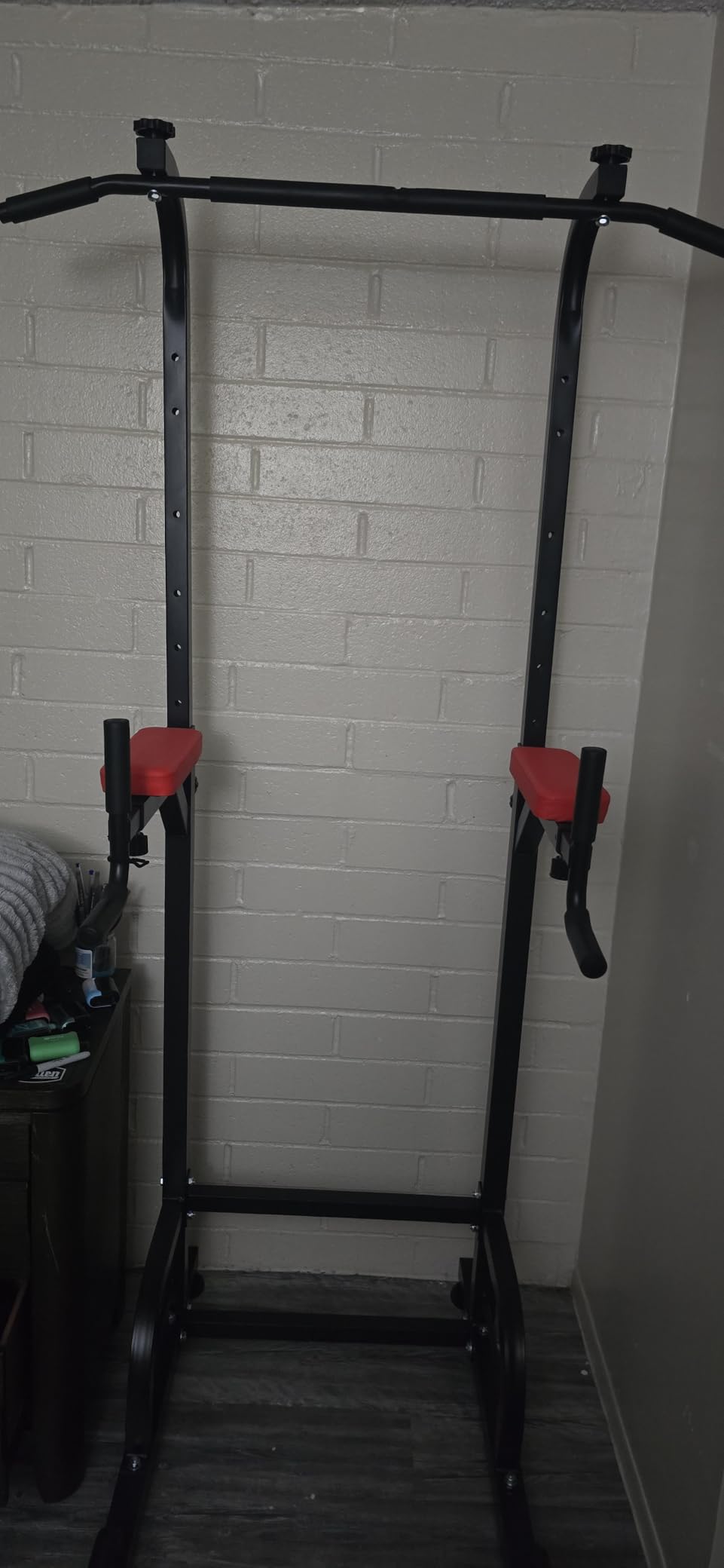 RELIFE REBUILD YOUR LIFE Pull Up Bar Free Standing Power Tower for Home Gym | Dip Station Pull Up Station, Multi-Function Home Fitness Equipment for Pull-Ups, Dips, Push-Ups, Full Body Strength Training customer photo 1
