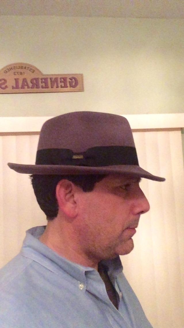 Scala Classico Men's Crushable Wool Felt Fedora customer photo 1