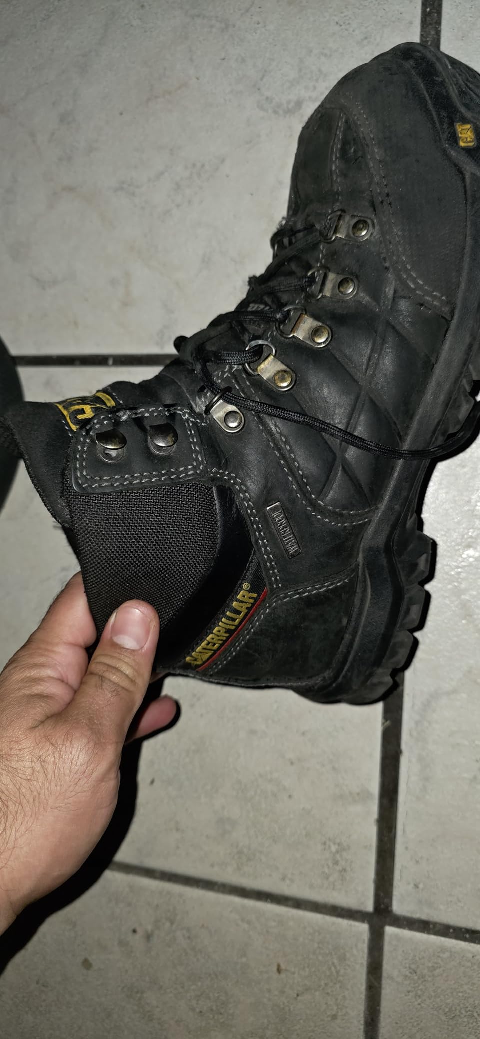 CAT Men's Threshold Waterproof Steel Toe Work Boot customer photo 2