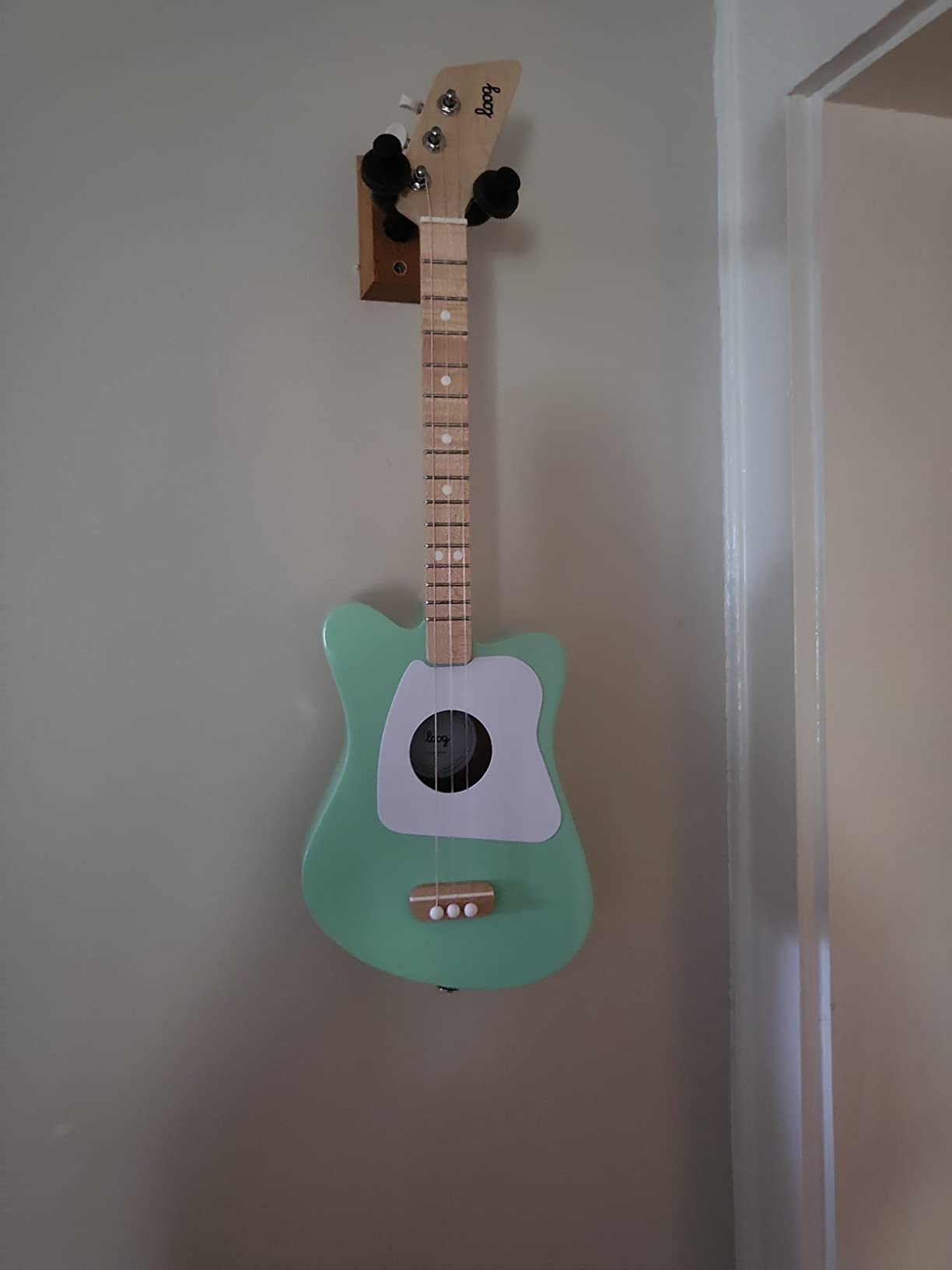 Loog Mini Acoustic kids Guitar for Beginners 3-strings Ages 3+ Learning app and lessons included customer photo 1