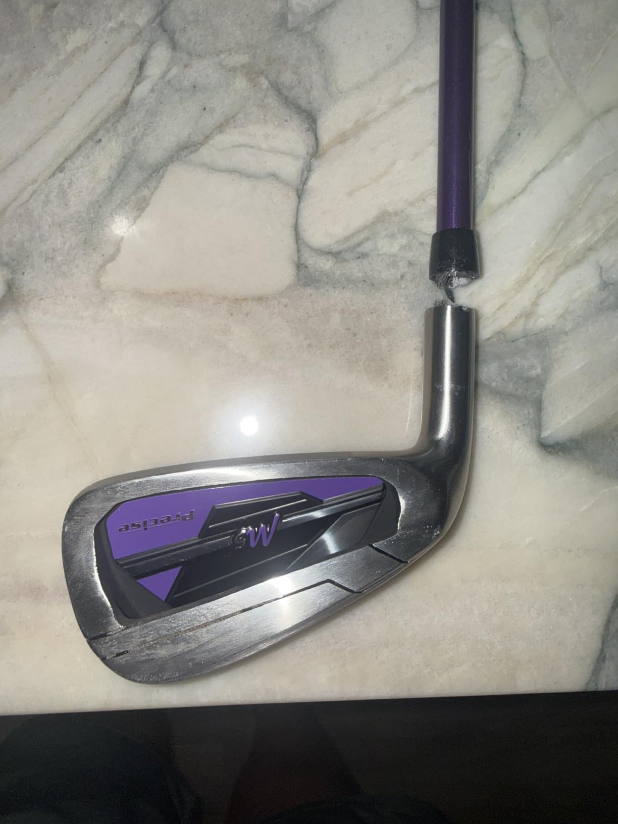 Precise M5 - Women's Golf Club Set - Purple | Titanium Driver, Fairway & Hybrid, Irons Through Wedge, Putter, Headcovers, Graphite Shafts, Petite To Tall customer photo 2