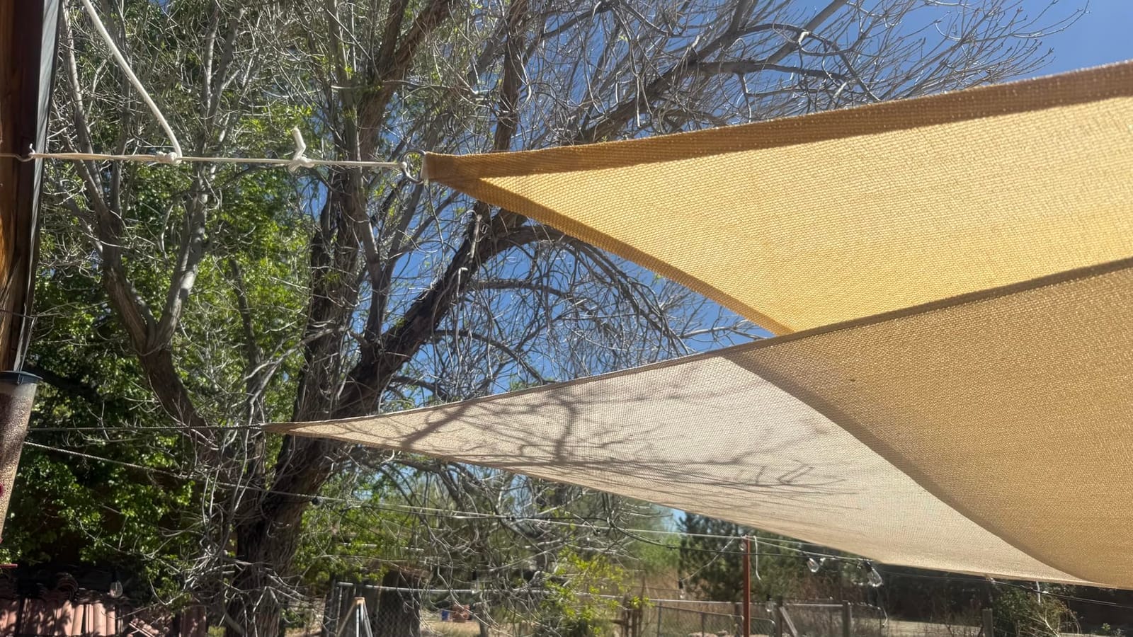 LOVE STORY 12' x 16' Rectangle Sun Shade Sail for Outdoor Patio, Sand | HDPE Fabric, 95% UV Block, Breathable Sunshade, Canopy for Garden Backyard Deck, NOT Waterproof, Custom Size Available customer photo 2