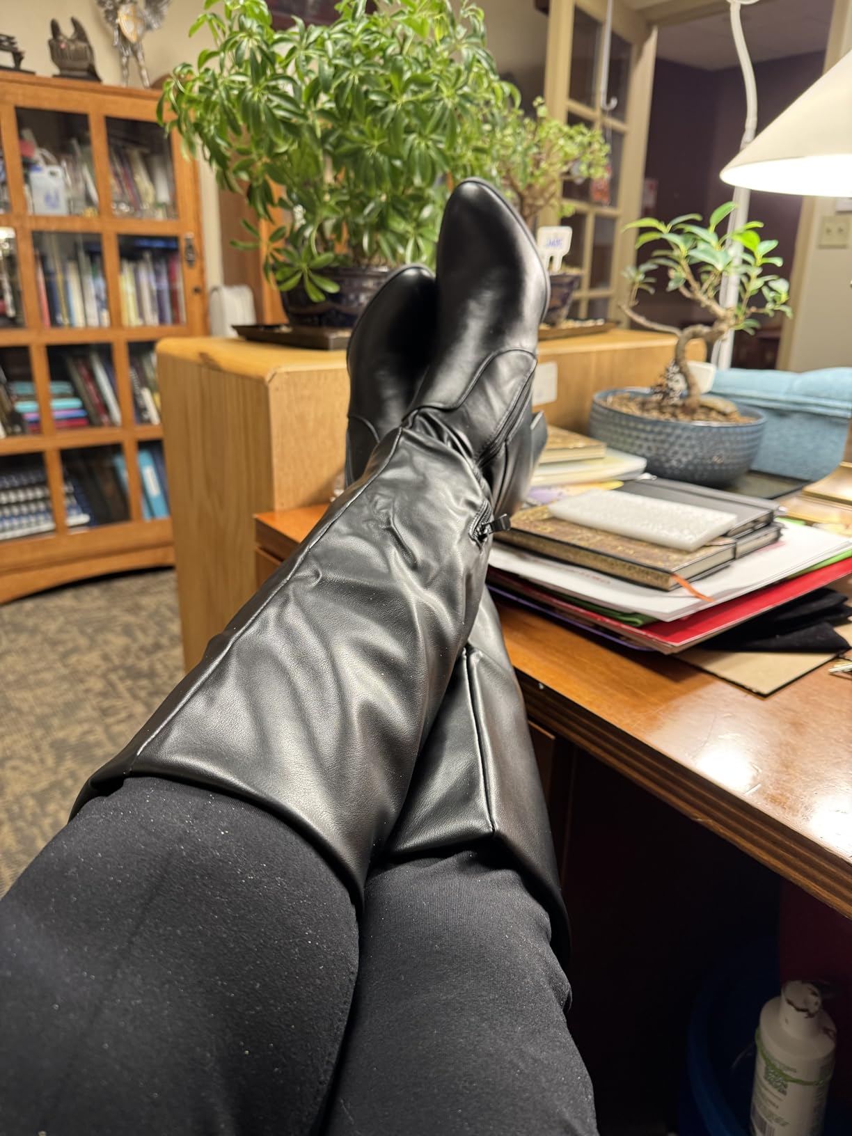 DREAM PAIRS Women's Knee High Winter Fall Tall Riding Boots customer photo 1
