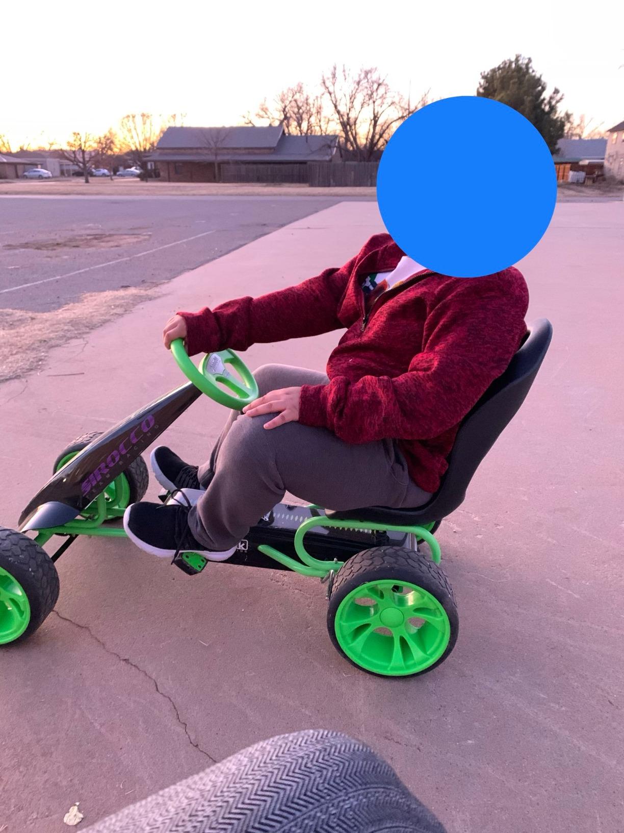 hauck Sirocco Go-Kart Kids Pedal Racing Cart w/ Low Profile Rubber Wheels & Ergonomic Seat | Outdoor Ride-On Bicycle Cart with Rubber Tires for Boys and Girls with Adjustable Bucket Seat and Advanced Handbrakes customer photo 2