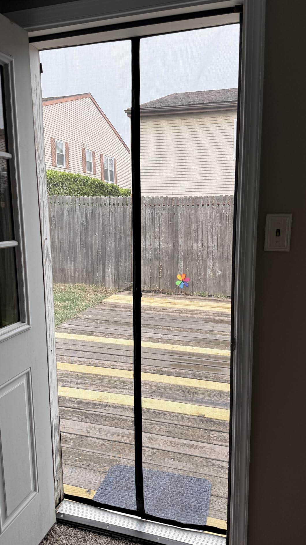 MAGZO Magnetic Screen Door Fits Door Size 72