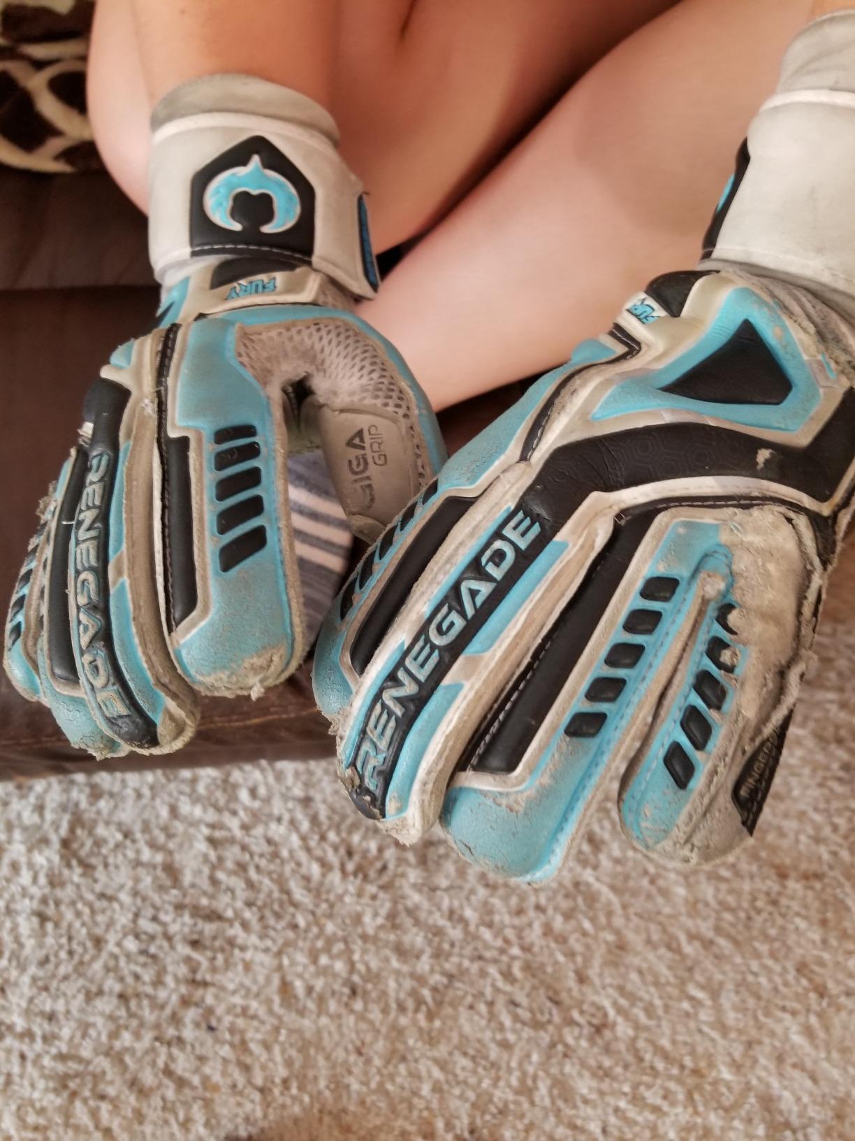Renegade GK Fury Goalie Gloves with Microbe-Guard - Adult, Youth, Kids (Sizes 6-11) Pro-Tek Fingersaves & 4+3MM Giga Grip | High Performance Pro-Level Goalkeeper Glove | Based in USA customer photo 2