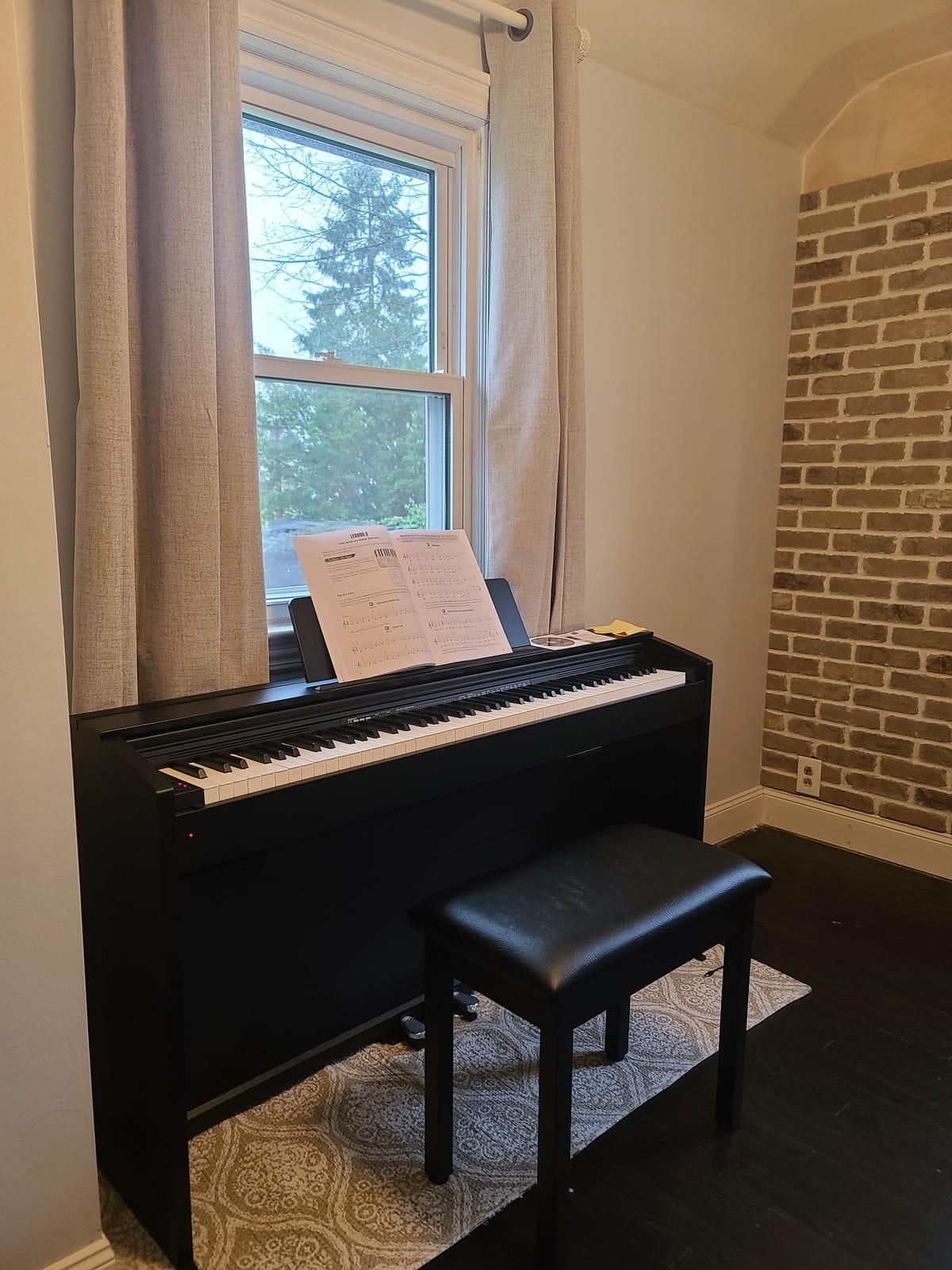 Casio PX-870 Privia Digital Piano - Black Bundle with Furniture Bench, Headphones, Instructional Book, Online Lessons, Instructional DVD, and Austin Bazaar Polishing Cloth customer photo 2