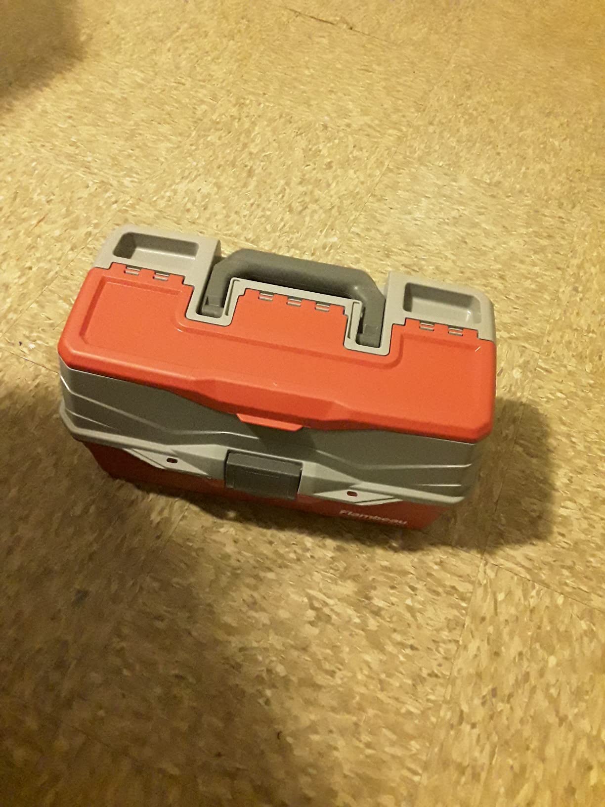 Flambeau Outdoors 6383 3-Tray Tackle Box, 32 Compartments, Red and Gray customer photo 1