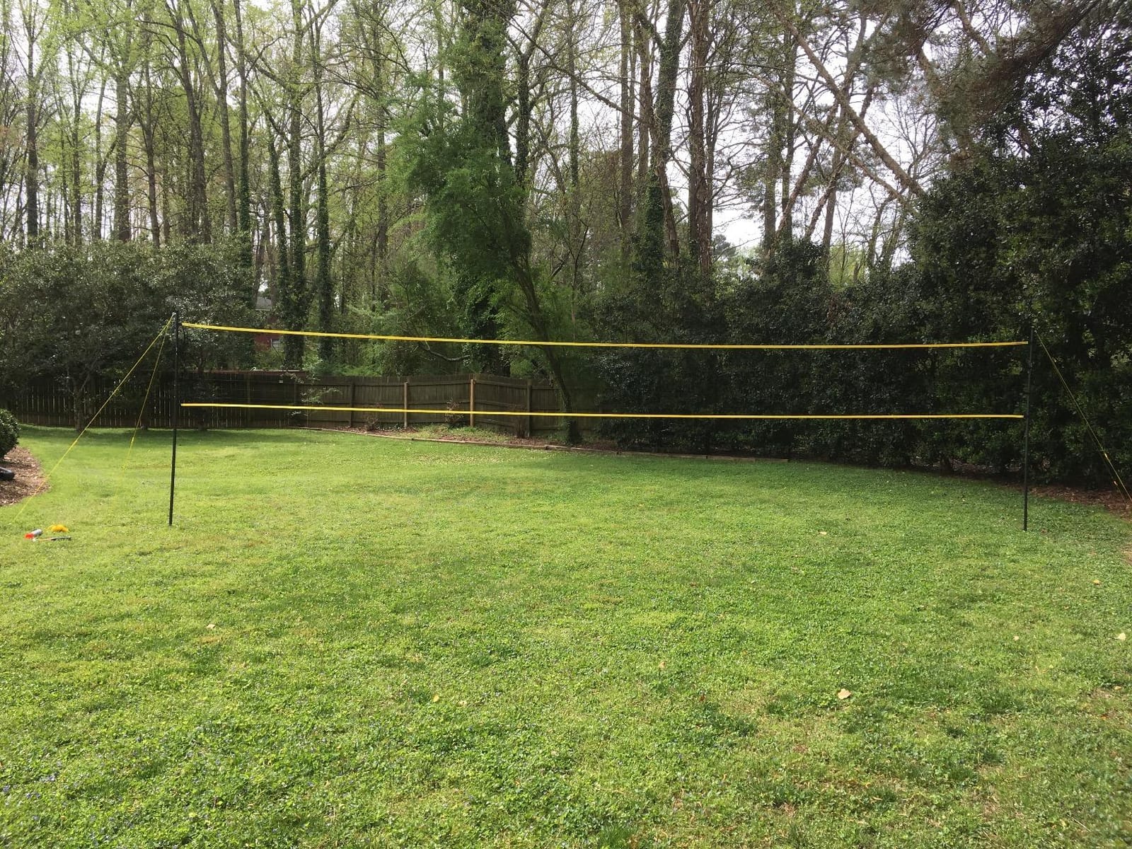 Triumph Sports Competition Volleyball Set | Includes 32' Regulation Outdoor Volleyball Net, Steel Poles, Official Ball with Pump, Boundary Lines & Carry Bag customer photo 2