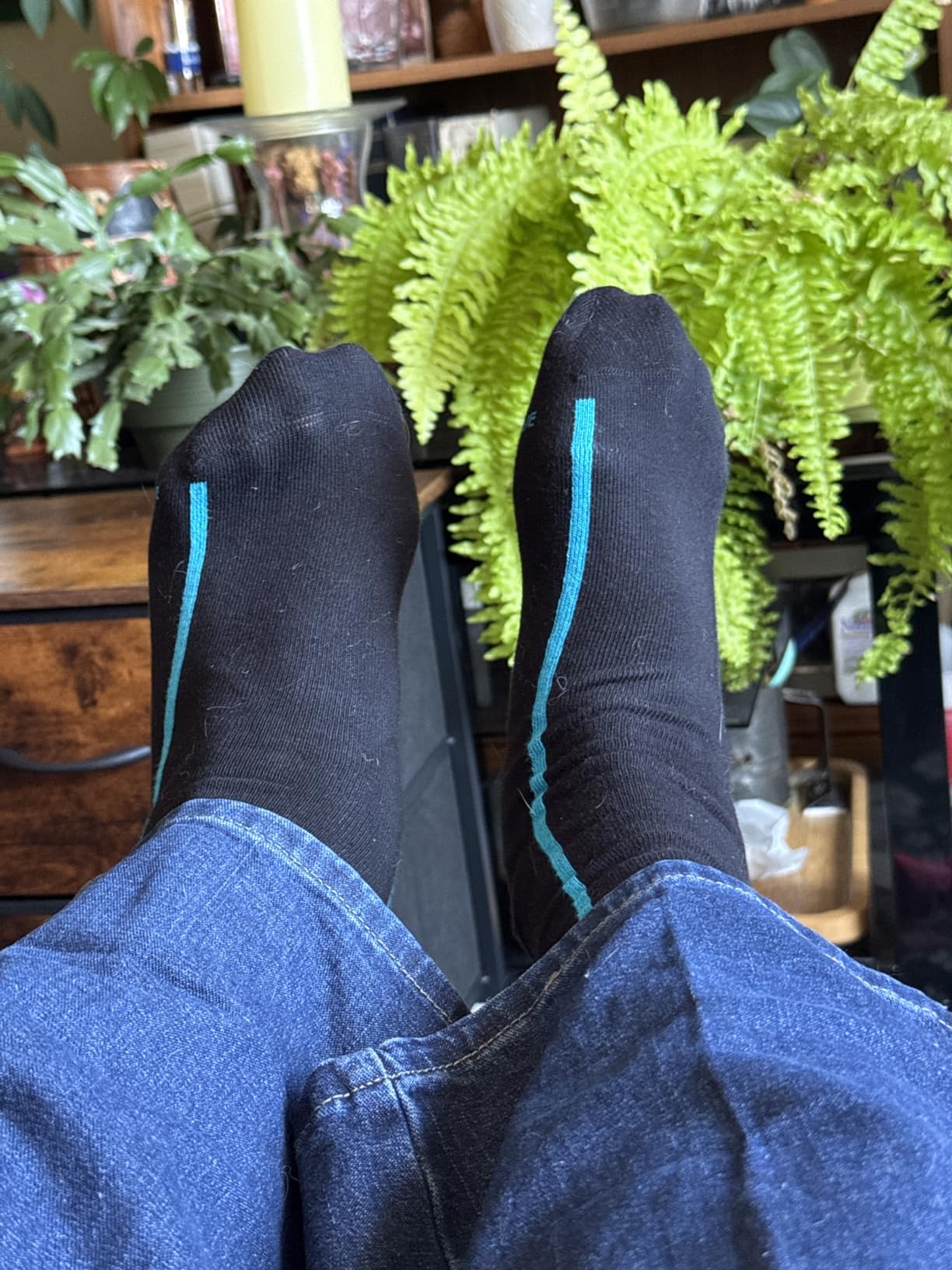 Mens Dress Socks - Fun Colorful Socks for Men - Cotton Patterned Fashion Mens Socks 6 Pack customer photo 2