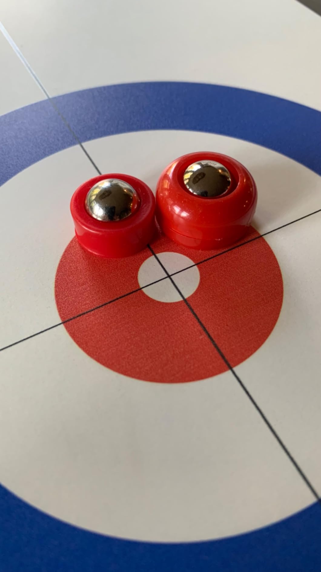 GoSports Shuffleboard and Curling 2 in 1 Tabletop Board Game customer photo 1