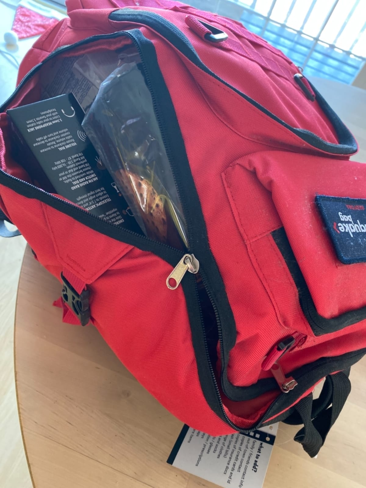 Complete Earthquake Bag - 3 Day Emergency kit for Earthquakes, Hurricanes, Wildfires, Floods + Other disasters customer photo 1