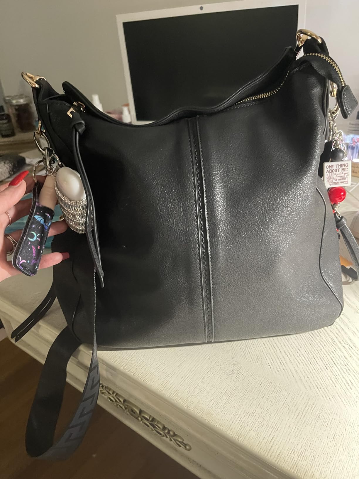 Realer Hobo Crossbody Bag for Women, Designer Shoulder Purse Handbags customer photo 2