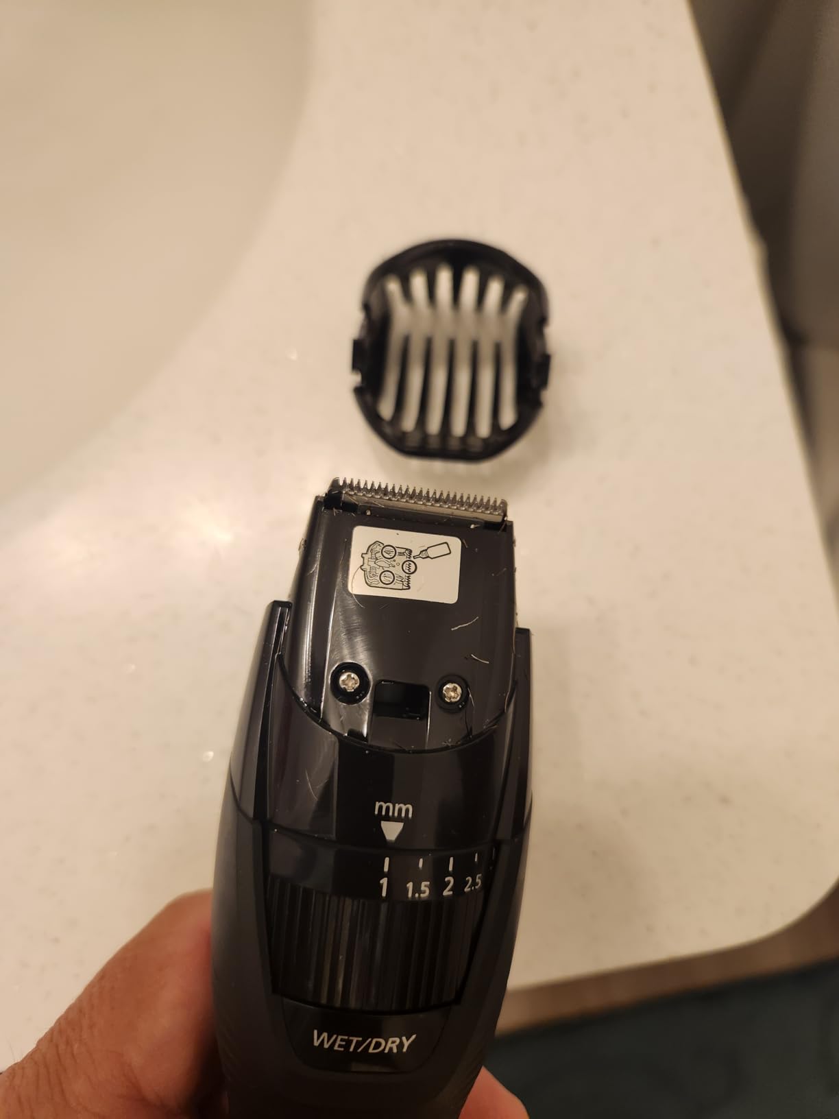 Panasonic Cordless Beard Trimmer for Men with Precision Dial, 19 Adjustable Length Settings, Rechargeable Battery, Washable, Birthday Gifts for Men, ER-GB42-K (Black) customer photo 1
