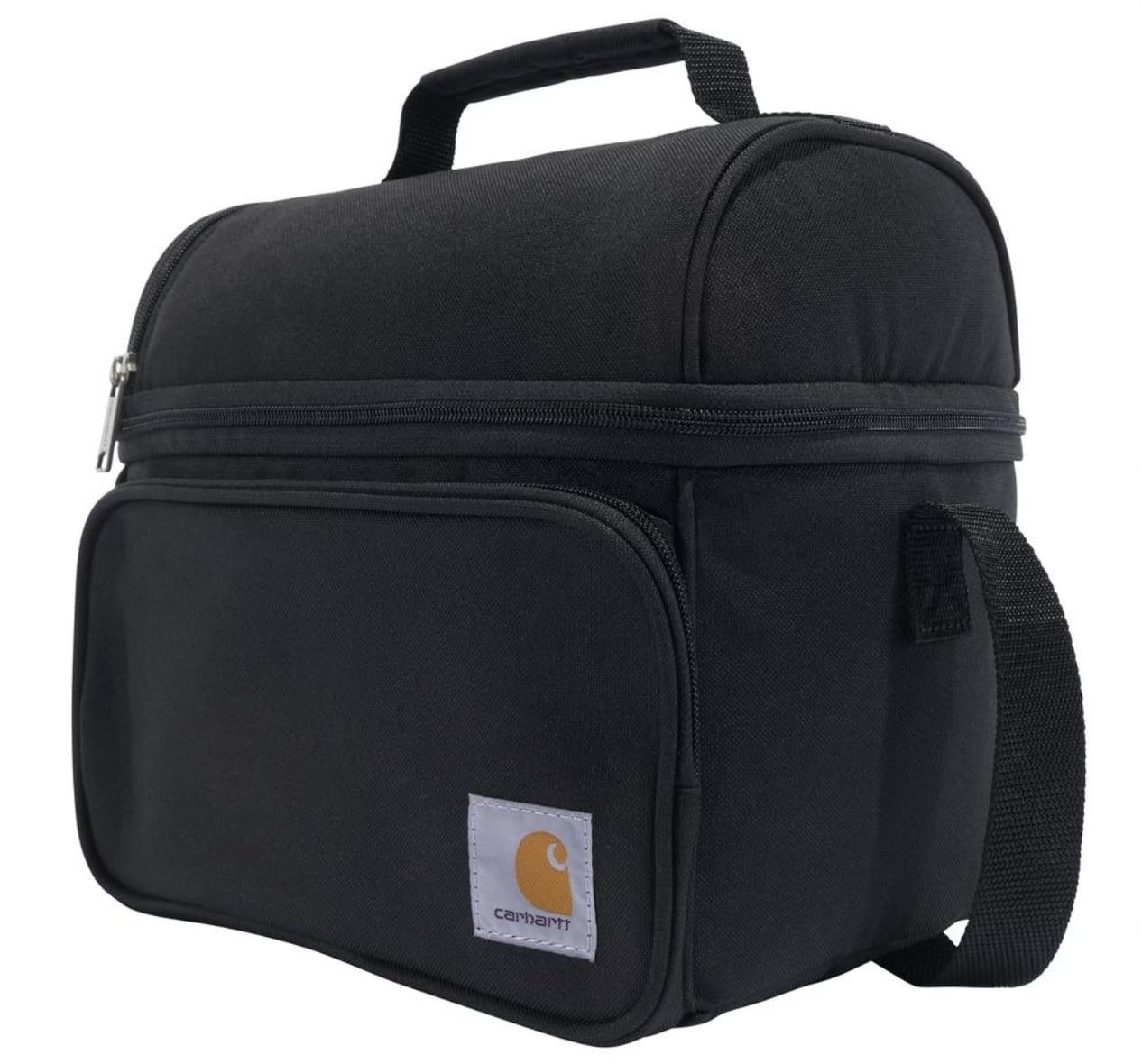 Carhartt Camping Cooler, Worksite Lunch Box, Soft Shell Lunch Bag for Construction Sites, Work and Everyday Use, Black customer photo 1