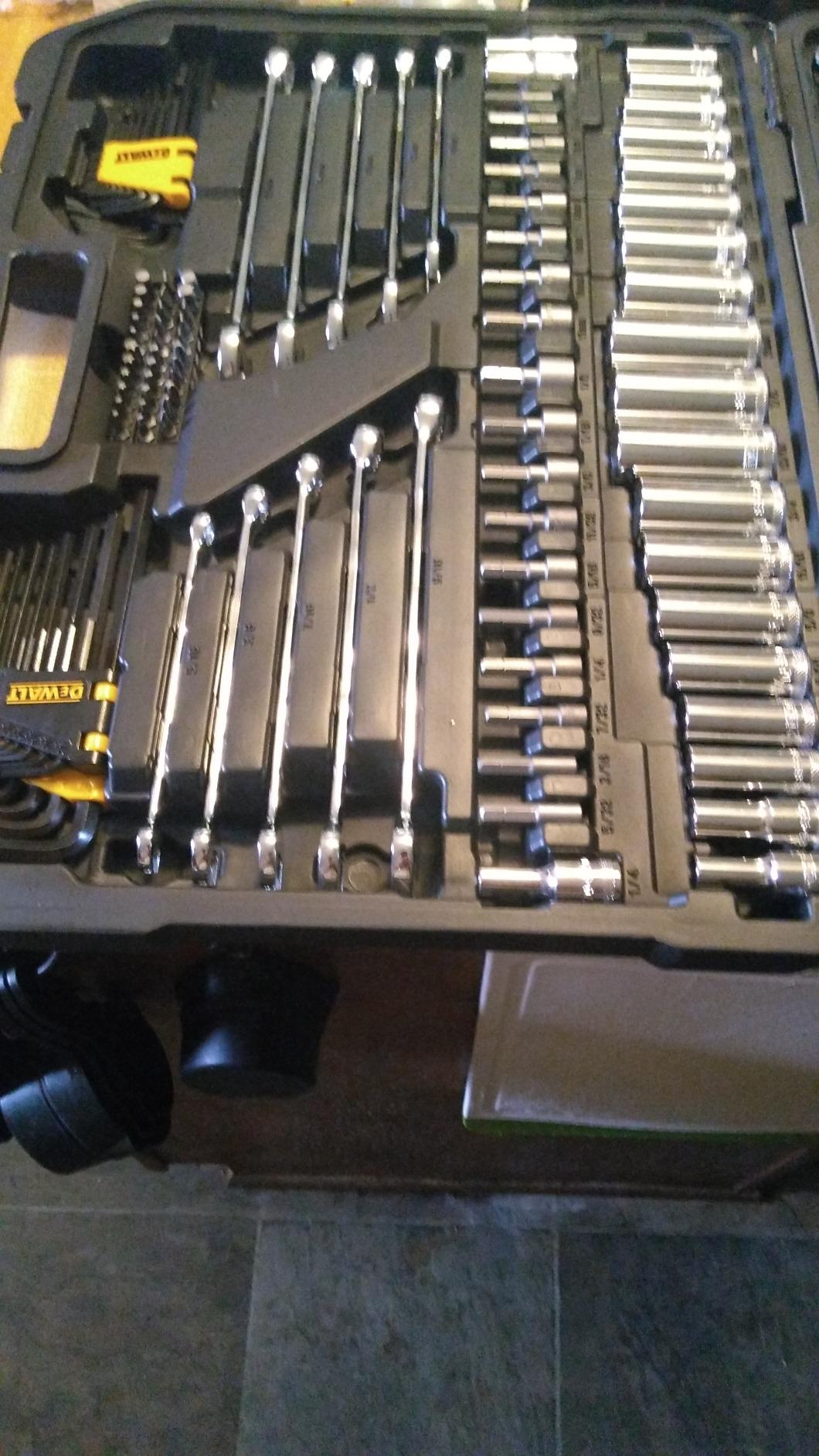 DEWALT Mechanics Tool Set, 1/4