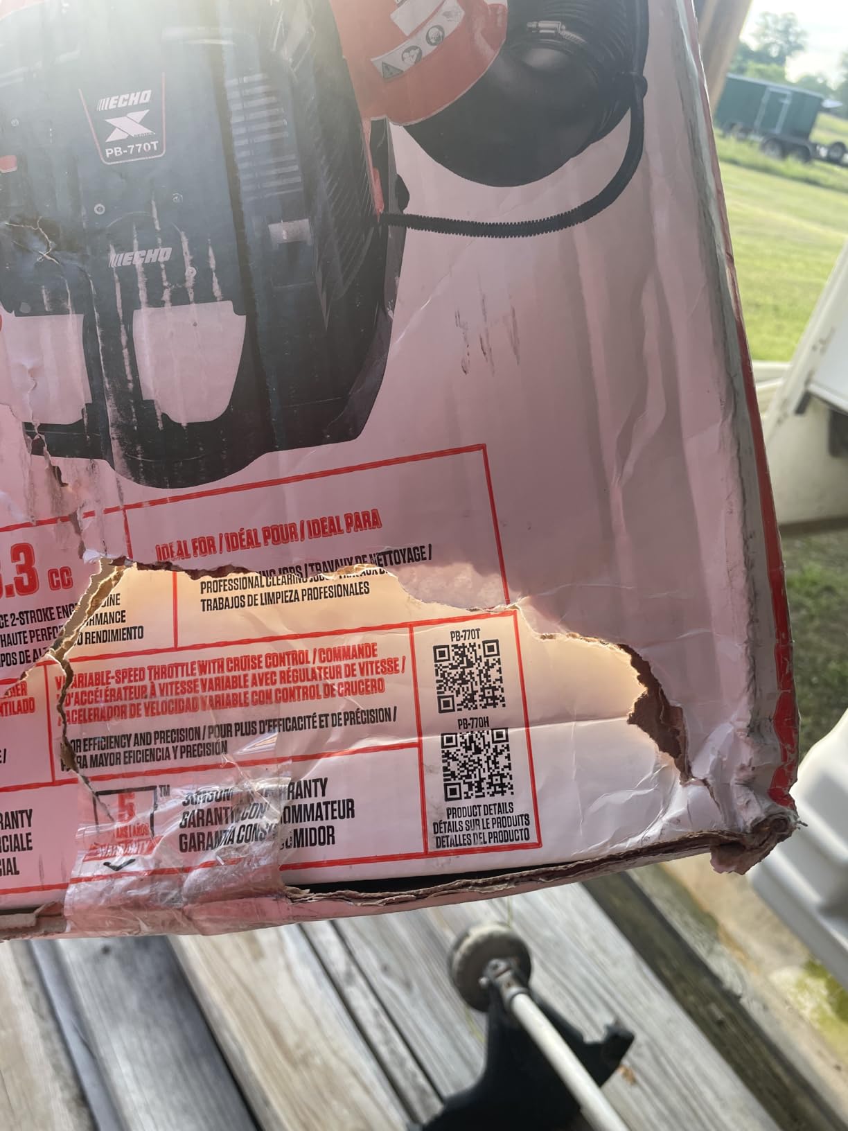 Echo PB-770T Backpack Blower - Commercial Grade 63.3 cc, 756 CFM, 234 MPH customer photo 1