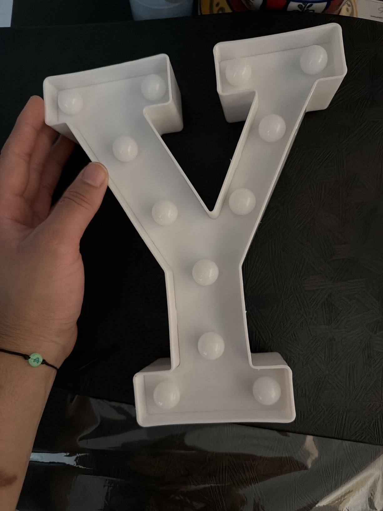 Pooqla LED Marquee Letter Lights Sign, Light Up Alphabet Letter for Home Party Wedding Decoration A customer photo 2