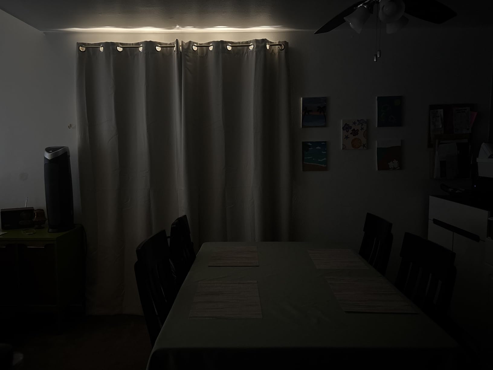 NICETOWN 100% Blackout Window Curtain Panels, Cold and Full Light Blocking Drapes with Black Liner for Nursery, 84 inches Drop Thermal Insulated Draperies (White, 2 Pieces, 52 Wide Each Panel) customer photo 2