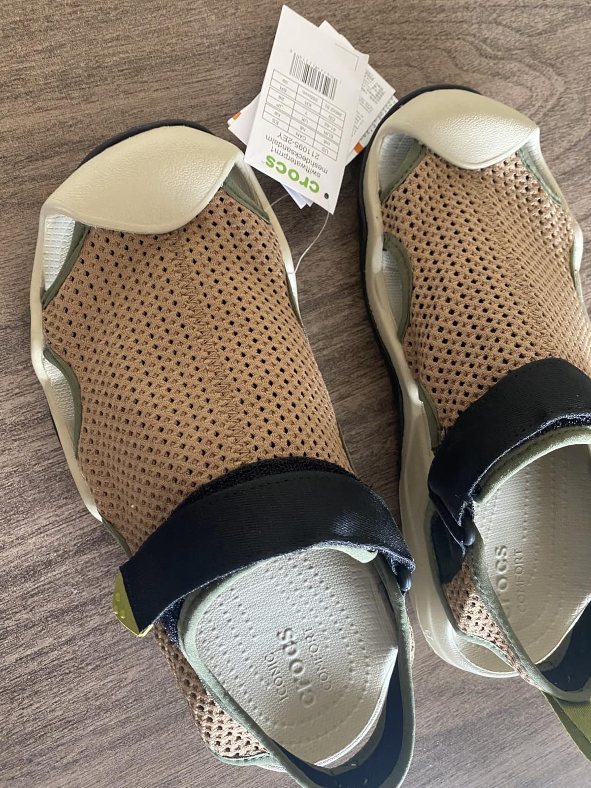 Crocs Men's Swiftwater Mesh Deck Sandals customer photo 2