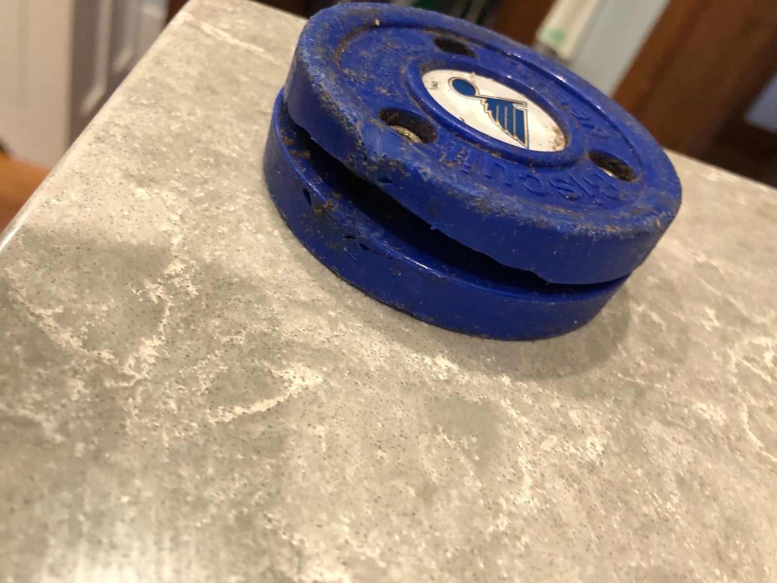 Green Biscuit Original NHL Puck. Pick Your Favorite NHL Team! customer photo 1