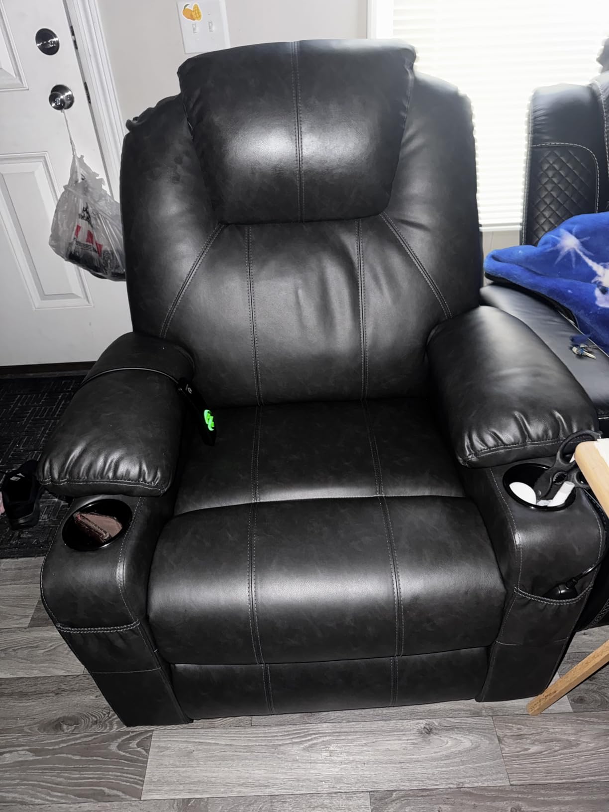 MCombo Power Lift Recliner Chair for Elderly 7040(Medium, Light Brown) customer photo 2