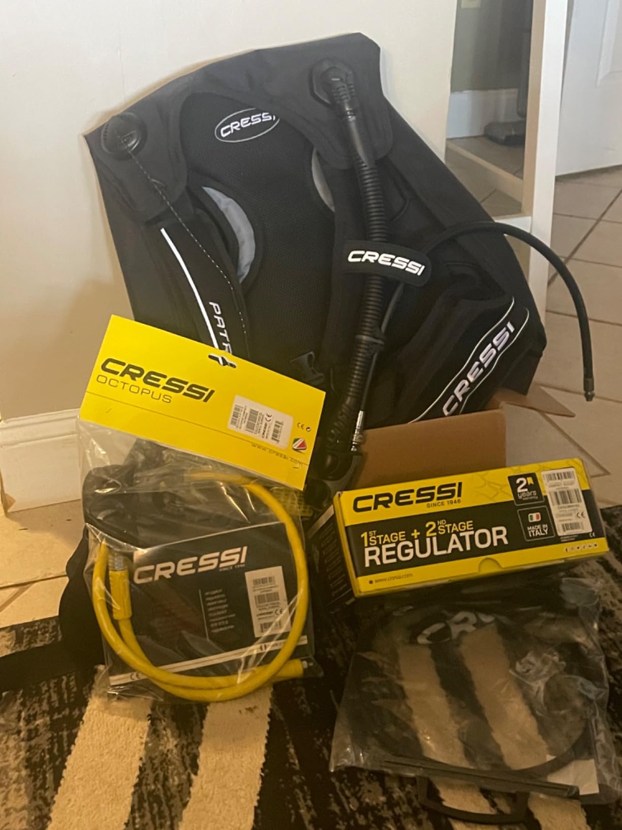 Cressi Travel-Friendly Light Back Inflation BCD for Scuba Diving | Patrol: Designed in Italy customer photo 2