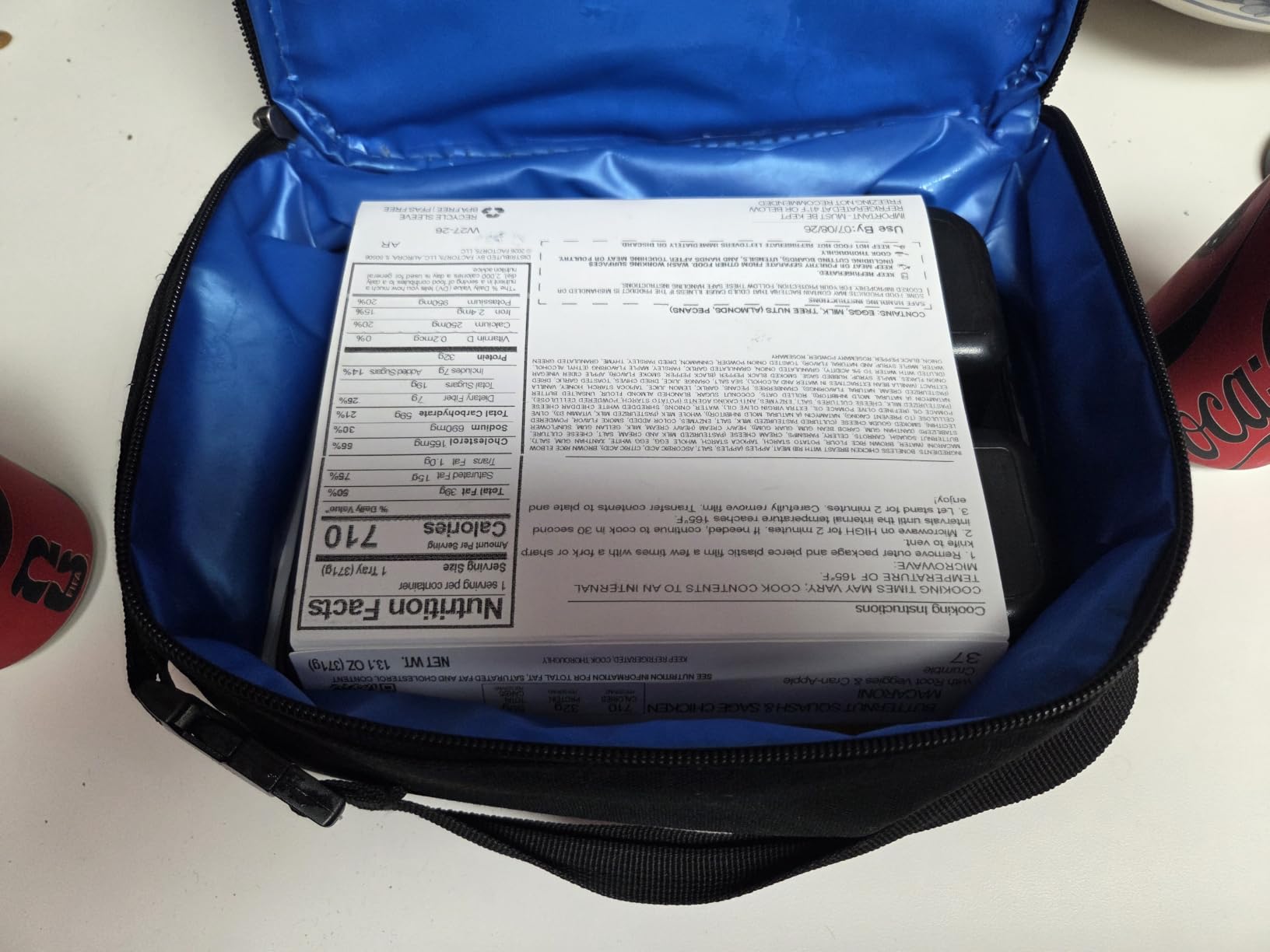 PackIt Freezable Classic Lunch Box, Black | Built-in ice packs, EcoFreeze+ Technology, Zip Closure, Zip front pocket, Side-release buckle handle, Collapsible, Reusable customer photo 1