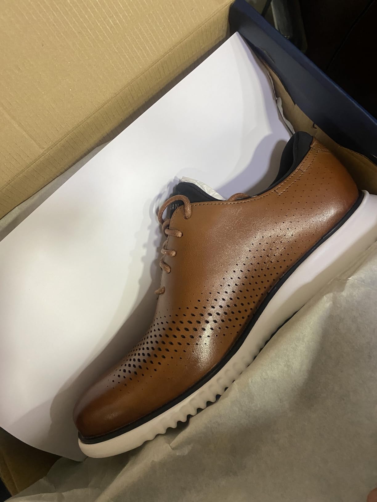 Men's 2.Zerogrand Laser Wingtip Oxfords customer photo 1