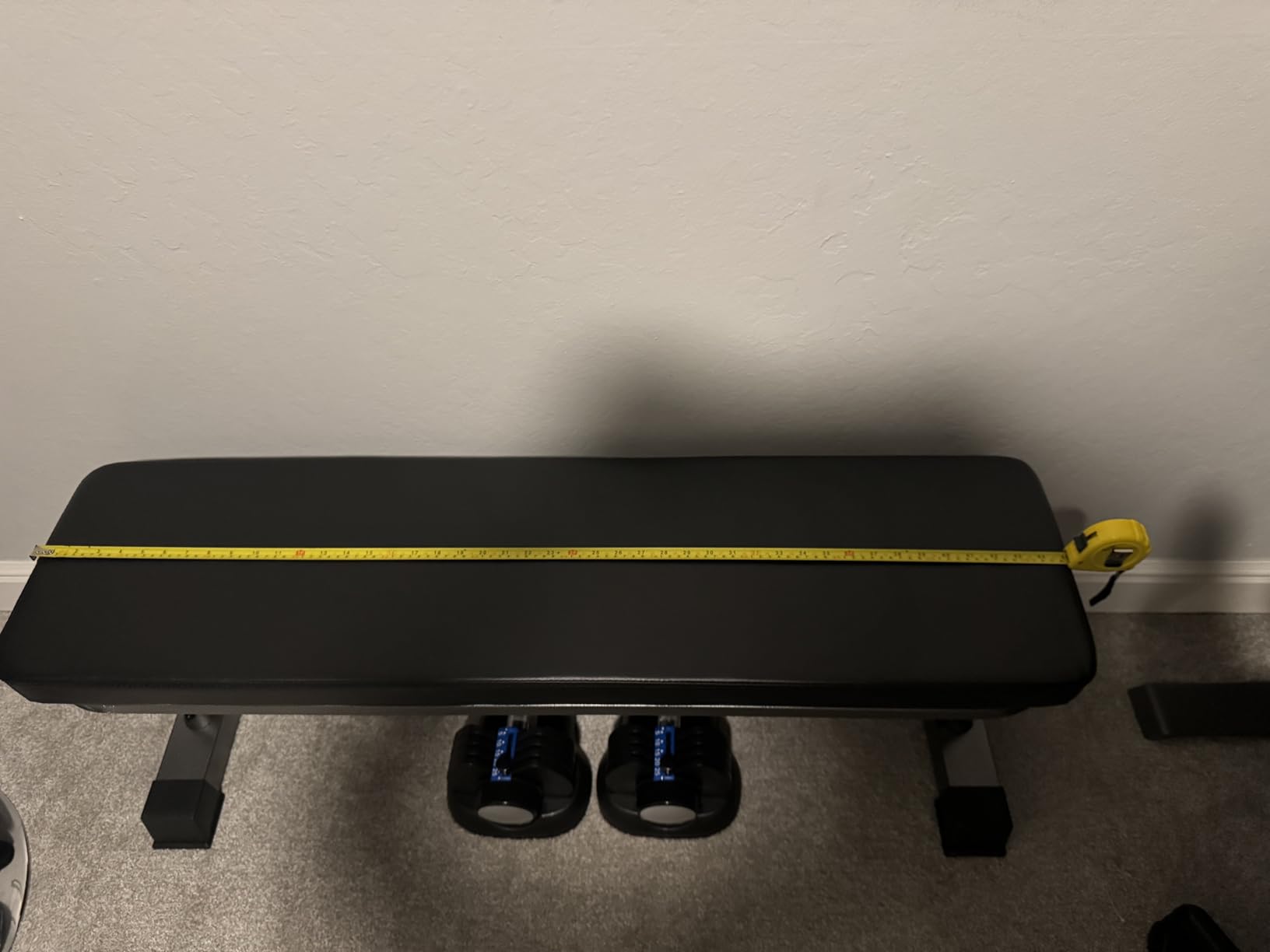 Finer Form Foldable Flat Weight Bench for Home Gym, 1,000 lb Capacity | 4-Way Steel Frame for Extra Stability, Thick Pad, Easy Folding Storage, Minimal Assembly, Free Workout Chart Included customer photo 2