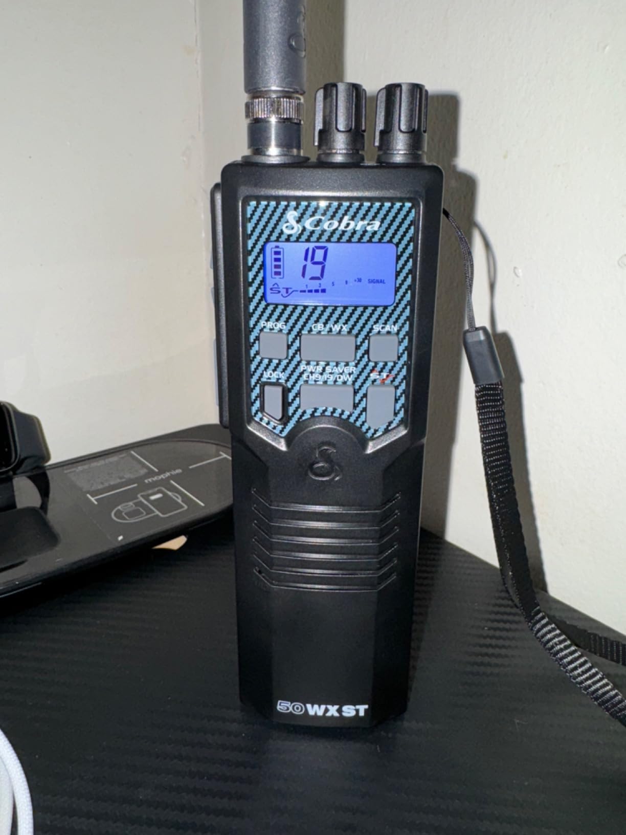 Cobra HH50WXST Handheld CB Radio - Emergency Radio with Access to Full 40 Channels and NOAA Alerts, Earphone Jack, 4 Watt Power Output, Noise Reduction and Dual Channel Monitoring customer photo 1