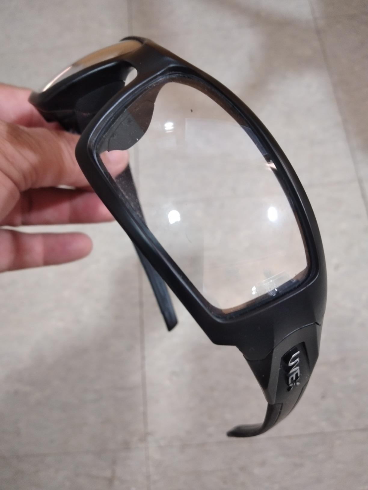 Uvex Hypershock Safety Glasses, Black Frame with Clear Lens & HydroShield Anti-Fog Coating (S2940HS) customer photo 1