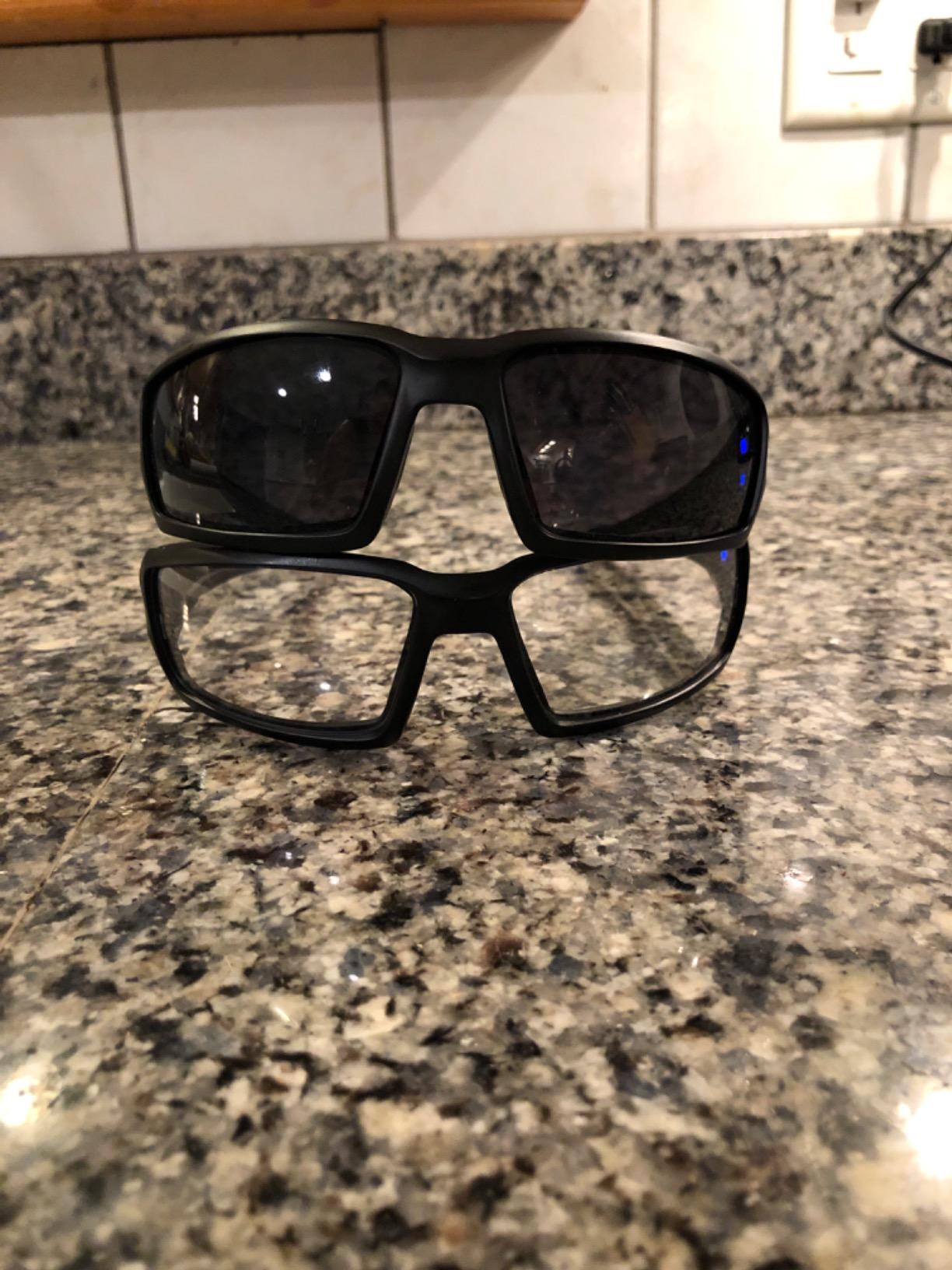Uvex Hypershock Safety Glasses, Black Frame with Clear Lens & HydroShield Anti-Fog Coating (S2940HS) customer photo 2