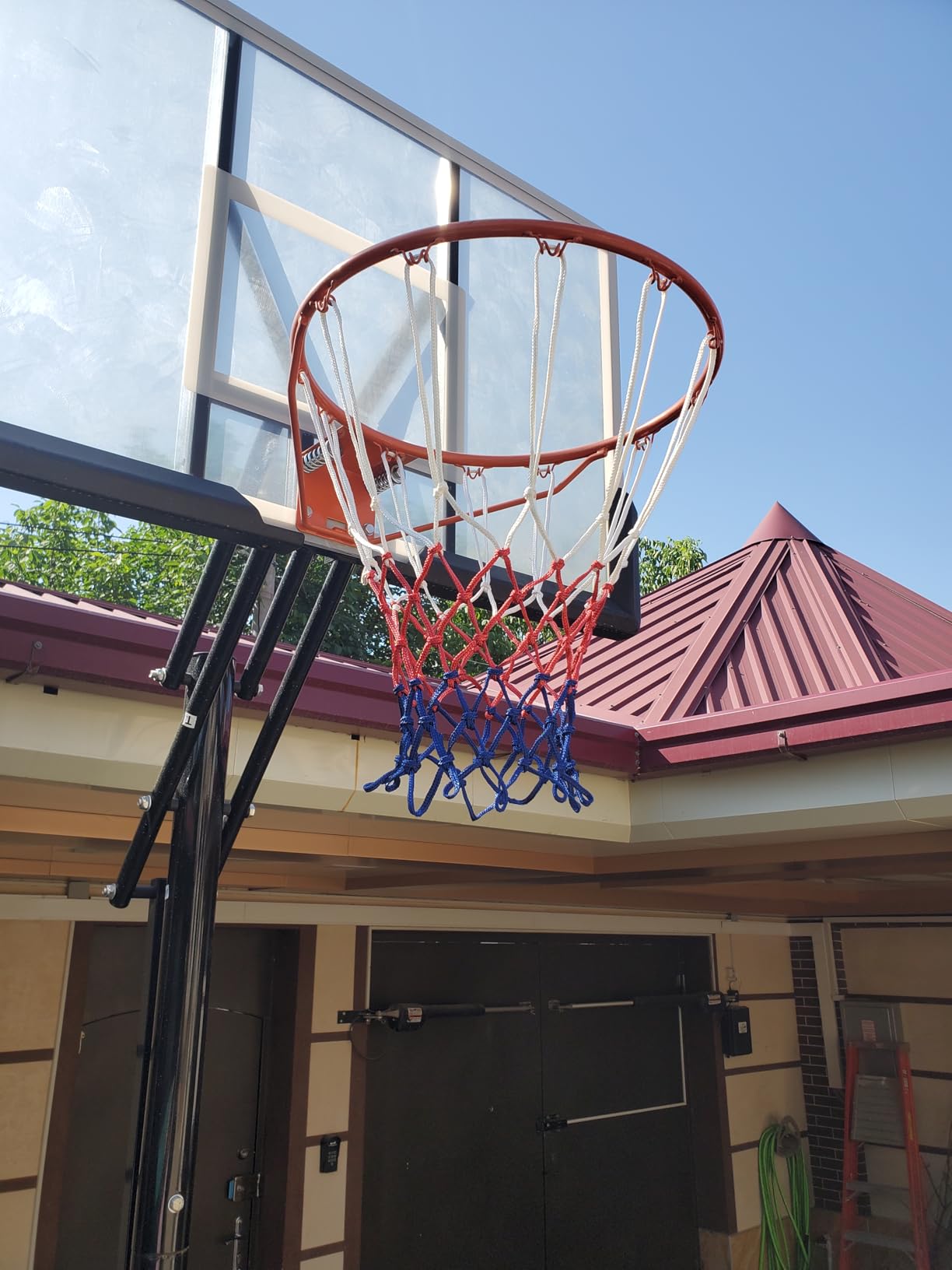 Basketball Net Replacement Heavy Duty - 12 Loop All Weather Hoop Net | Professional All Weather Anti Whip Net, Fits Standard Indoor or Outdoor Rims - Premium Basketball Accessories customer photo 2