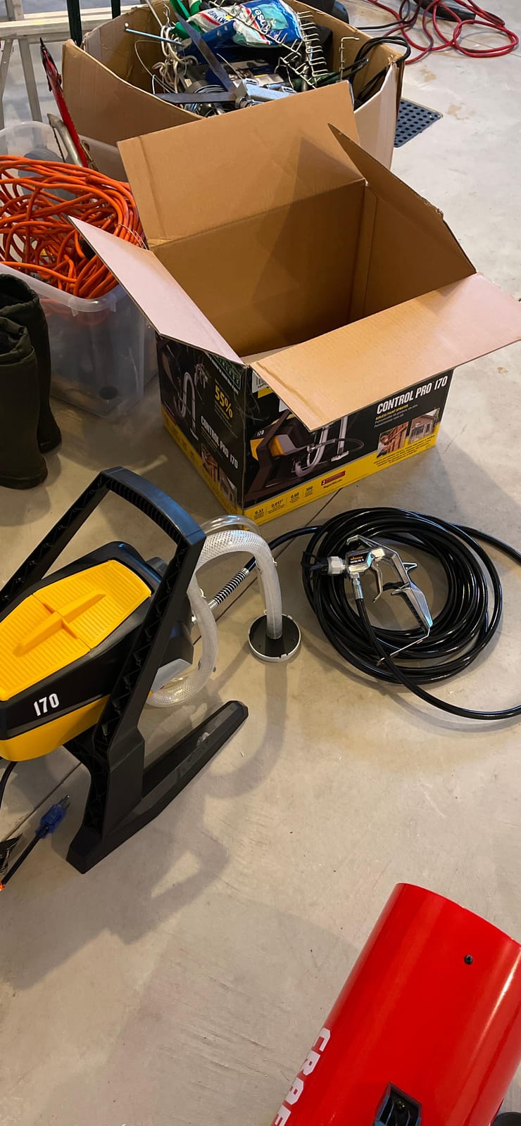 Wagner Control Pro 170 Paint Sprayer | Control Pro 170 high efficiency airless (HEA) paint and stain sprayer is designed for larger interior and exterior projects. customer photo 2