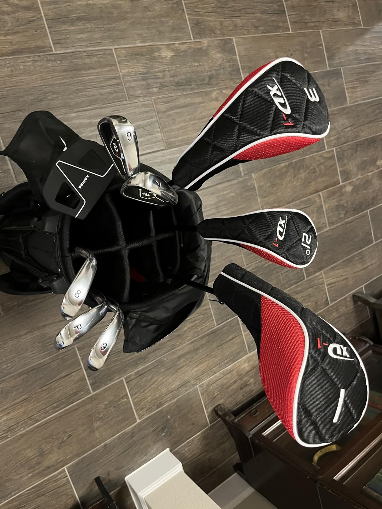 Aspire XD1 - Senior Men's Complete Golf Club Set | 14-Piece, 460cc Titanium Driver, 6-PW Irons, All-Graphite A-Flex Shafts, ~40% Lighter, Alignment Putter customer photo 2