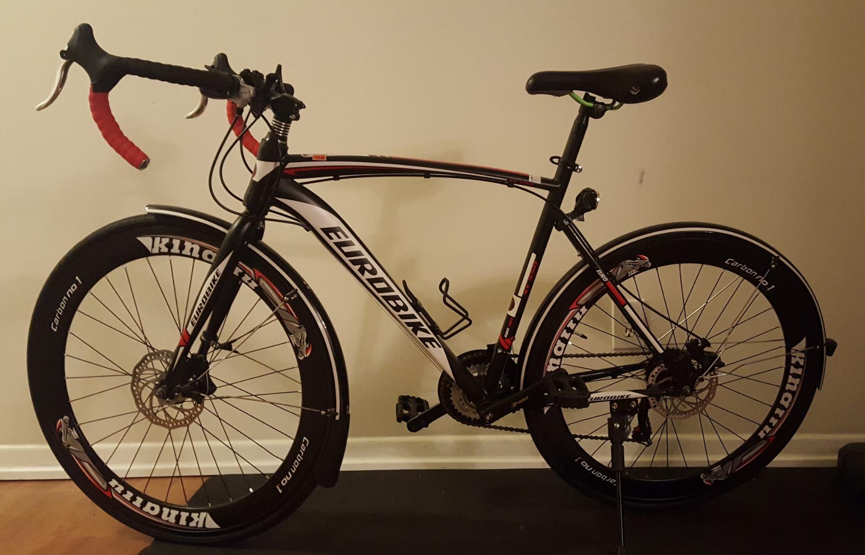 EUROBIKE Bikes EURXC550 21 Speed Road Bike 700C Wheels Road Bicycle Dual Disc Brake Bicycles customer photo 2