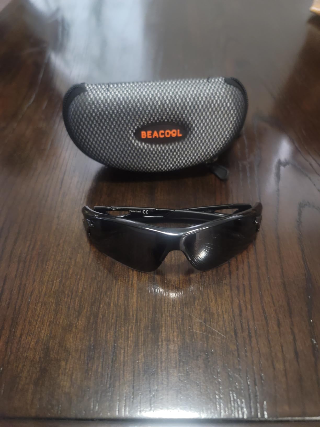 BEACOOL Polarized Sports Sunglasses for Men Women Running Baseball Golf Cycling Fishing Driving Tac Sun Glasses UV400 customer photo 1