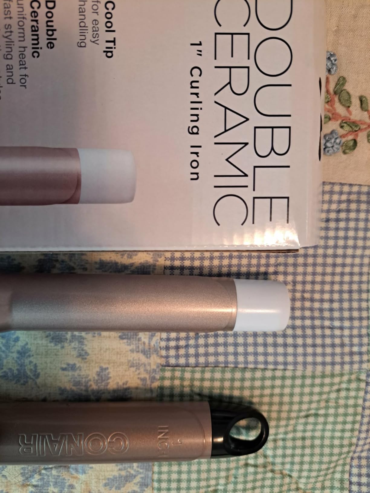 Conair Curling Iron, Double Ceramic, 1